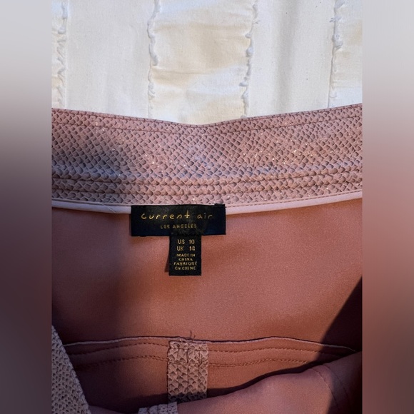 Anthropologie Current Air Clarisa Pencil Skirt
Subtle Pink Snake Print, size 10 - Picture 7 of 9
